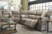 Cavalcade - Slate - 6 Pc. - Power Reclining Sectional, Calkosa Cocktail Table, End Tables