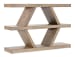 Commerce And Market - Geo Lines Console - Light Brown
