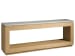 Avaline - Monet Console Table - Light Brown / Gray