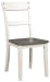Nelling - White / Brown / Beige - Dining Room Side Chair (Set of 2)