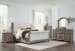 Ardenfield - Light Brown - 7 Pc. - Dresser, Mirror, King Upholstered Sleigh Bed, 2 Nightstands