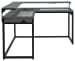 Lynxtyn - Black / Gray - L-Desk