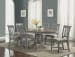 Plymouth - Round Pedestal Dining Table - Gray