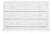 Maeling - Six Drawer Dresser - White
