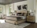 Zanzibar - Barcelona Upholstered Bed 6/6 King - Light Brown