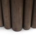 Tiber - 70" Round Dining Table - Toasted Brown