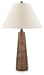 Danset - Brown - Wood Table Lamp