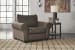 Nesso - Walnut - 2 Pc. - Chair And A Half With Ottoman