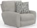 Maxwell - Power Deep Seat Lay Flat Recliner - Cream