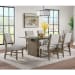 Conner - 7 Piece Standard Height Dining Set (Table And Six Chairs) - Oak