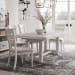 Backroads - 5 Piece Trestle Table Set - White