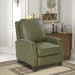 Melrose - Push Thru The Arm Recliner - Chive