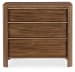 Eleana - Three Drawer Nightstand - Medium Wood