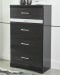 Starberry - Black - Five Drawer Chest