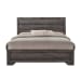 Nathan - King Panel Bed - Gray Oak Finish