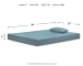 Ikidz - Blue - Full Mattress And Pillow Set of 2