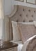 Falkhurst - Gray - Queen Upholstered Panel Bed