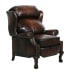 Danbury - Push Thru The Arm Recliner - Coffee