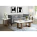Morris - Marble Rectangular Coffee Table - White