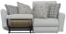Chappy - Lay Flat Reclining Sofa - Pebble