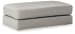 Amiata - Oversized Accent Ottoman - Glacier