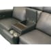 Wyatt - Power Reclining Loveseat With Console & Power Headrests & Lumbar - Dark Brown