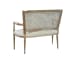 Channing - Settee - Pearl Silver