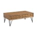 Boone - 3 Piece Occasional Table Set, Coffee Table, End Table & Sofa Table - Light Walnut