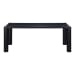 Post - Small Dining Table - Black Oak