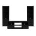 Rosalie - 3 Piece Entertainment Unit With 71" TV Console - Black