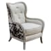 Chalina - High Back Armchair - White