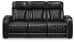 Boyington - Black - Power Reclining Sofa With Adj Headrest