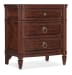 Charleston - Three-Drawer Nightstand - Dark Brown