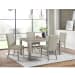 Eleanor - 5 Piece Standard Height Dining Set (Rectangular Table And Four Chairs) - White