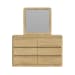 Rosalie - Dresser And Mirror Set - Natural