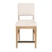 Millwork - Counter Chair (Set of 2) - White / Light Brown