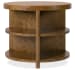 Melange - Mulholland Round End Table - Dark Brown