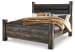 Wynnlow - King Upholstered Poster Bed - Gray