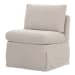 Fable - Slipcover Dining Slipper Chair - Beige