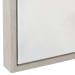 Simple Serenity - Framed Abstract Art - White / Light Blue
