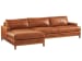 Barclay Butera Upholstery - Horizon Laf Leather Sectional - Light Brown