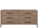 New Modern - Cove Drawer Dresser - Dark Brown