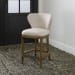 Adiris - Counter Stool - White / Woodtone