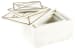 Ackley - White / Brass Finish - Box Set (Set of 3)