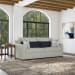 Milo - Two-Cushion Sofa - Pearl Silver