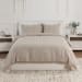 Monaco - 3 Piece Queen Duvet Set - Natural
