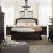 Bellamy - Complete California King Sleigh Bed With Shaped Footboard - Peppercorn