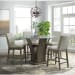 Dapper - Round Counter Table - Gray Finish