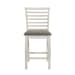 Brook Bay - Upholstered Ladder Back Counter Chair (RTA) - White