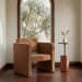 Harris - Accent Chair - Black / Beige Weave